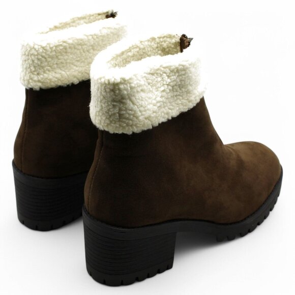 Bella Vita Womens Cable Lug Boot Ankle - Picture 5 of 8